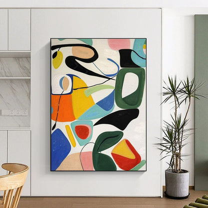 Gigantic Hand-Crafted Abstract Canvas for Impactful Wall Art LargeART0635