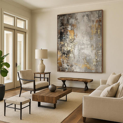 Monumental Abstract Ecosystem Art - Made to Order Mixed Media for Environmental Science Institutes