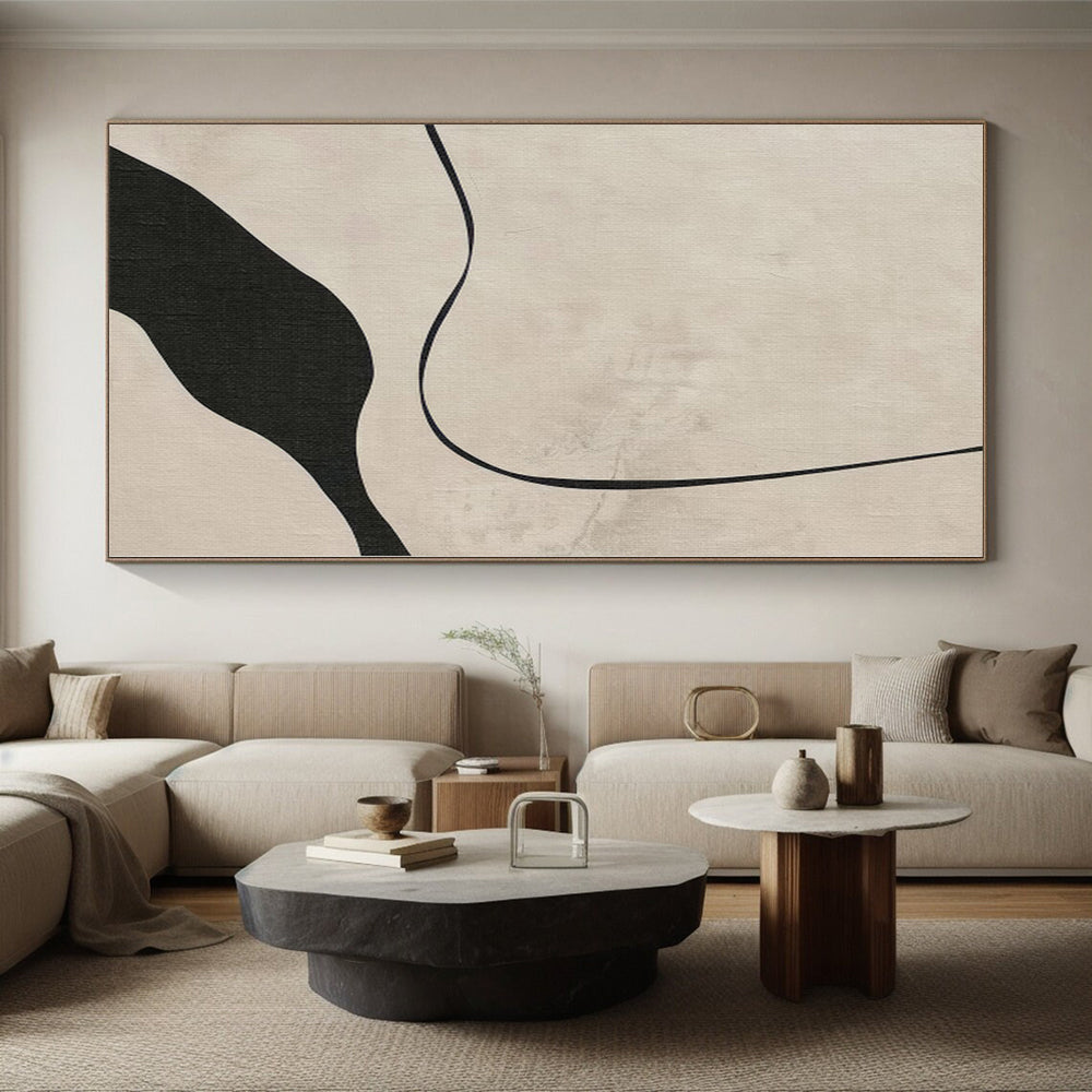 Oversized Custom Abstract Wall Art for Home Theater Feature Walls
