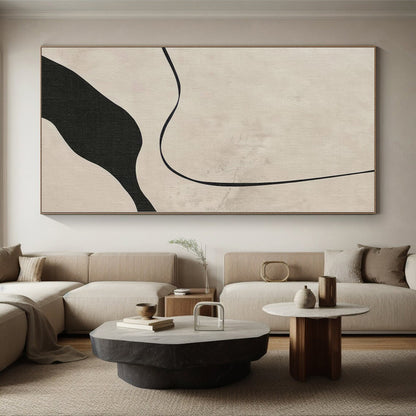 Oversized Custom Abstract Wall Art for Home Theater Feature Walls