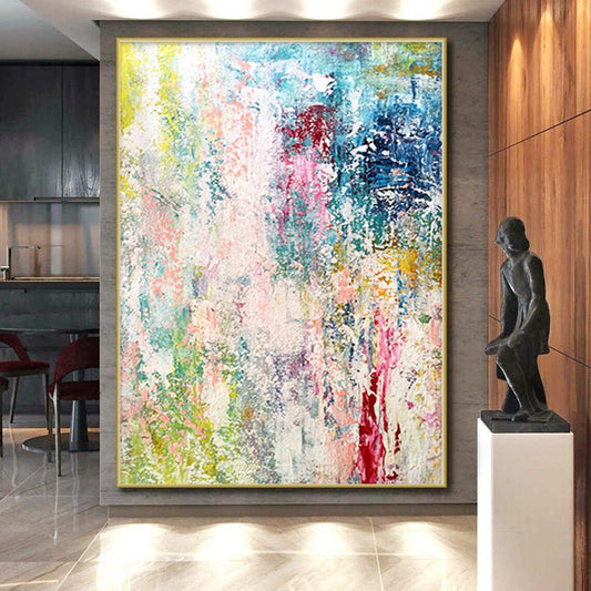 Immense Abstract Cosmic Art - Commissioned Mixed Media for Planetarium Atriums