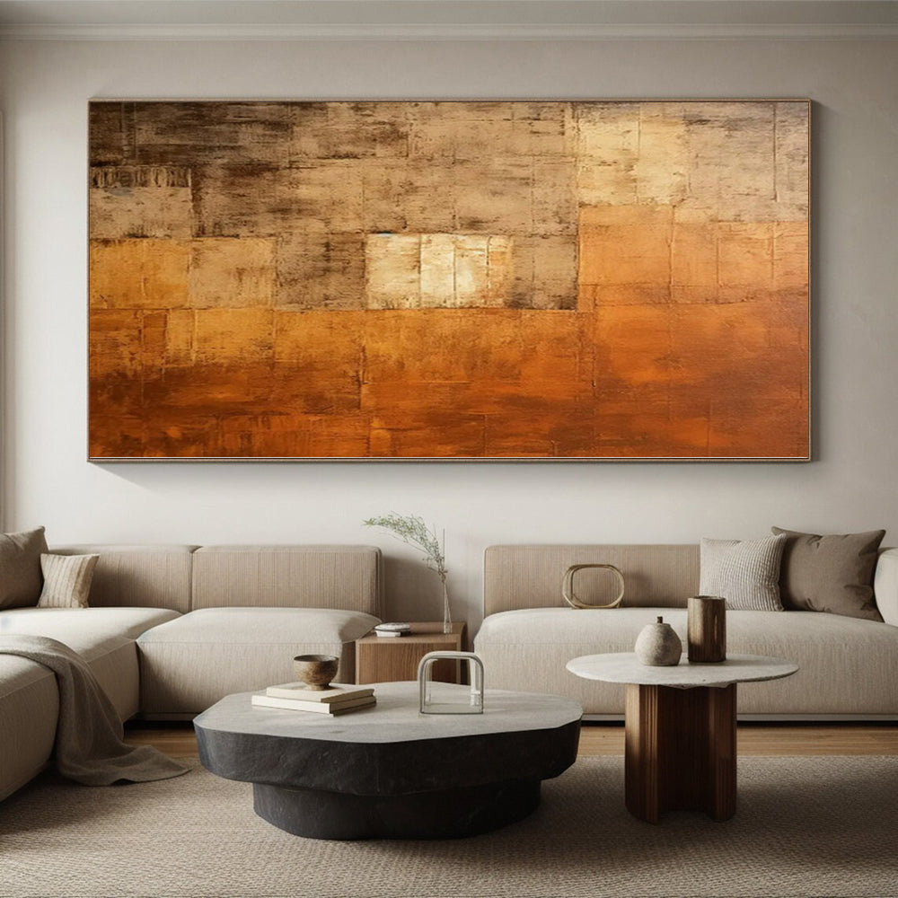 Large Custom Abstract Canvas for Kids’ Playroom Reading Nooks