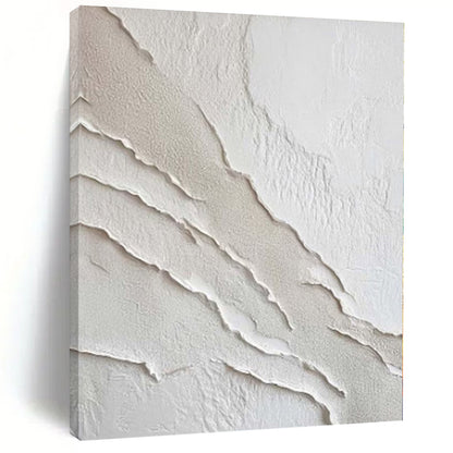 Monumental Abstract Painting for Conservatory Sunrooms - Custom Resin on Linen