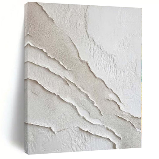 Monumental Abstract Painting for Conservatory Sunrooms - Custom Resin on Linen