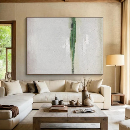 Oversized Custom Hand-Painted Abstract Wall Art for Laundry Room Utility Wall