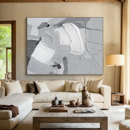 Oversized Handcrafted Abstract Art for Home Gym Mirror Wall