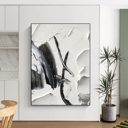 Giant Made-to-Order Abstract Painting for Living Room Fireplace Mantels