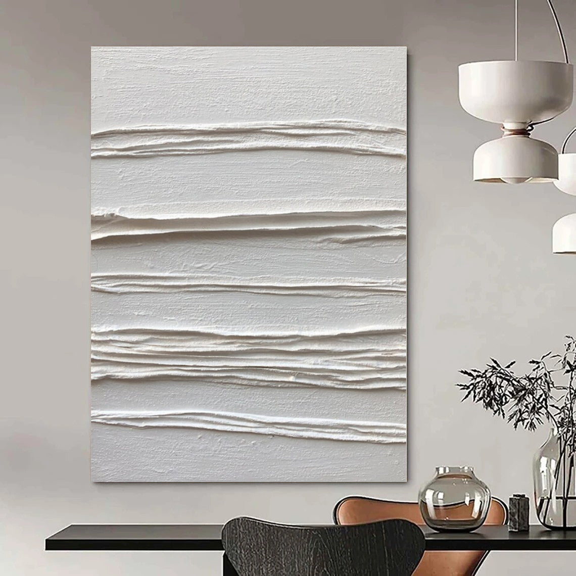 Custom Hand-Painted Abstract Art for Bedroom and Hotel Poolside Cabanas