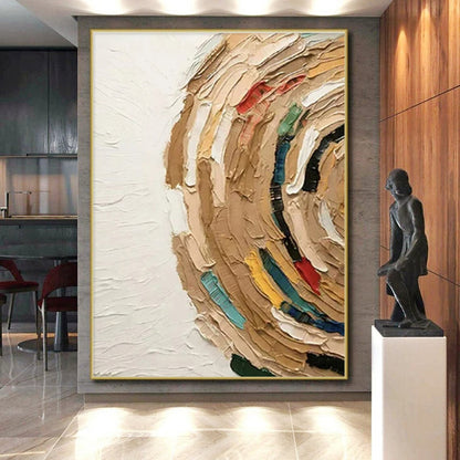 Oversized Abstract Painting for Living Room Above Fireplace LargeART0663