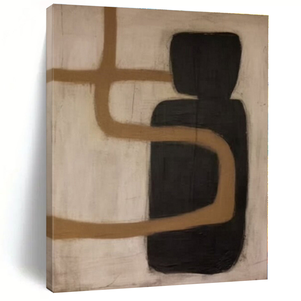 Oversized Custom Hand-Painted Abstract Painting for Office Break Rooms