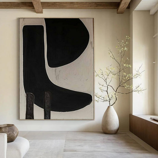 Giant Hand-Painted Contemporary Abstract Art for Family Home Home Offices