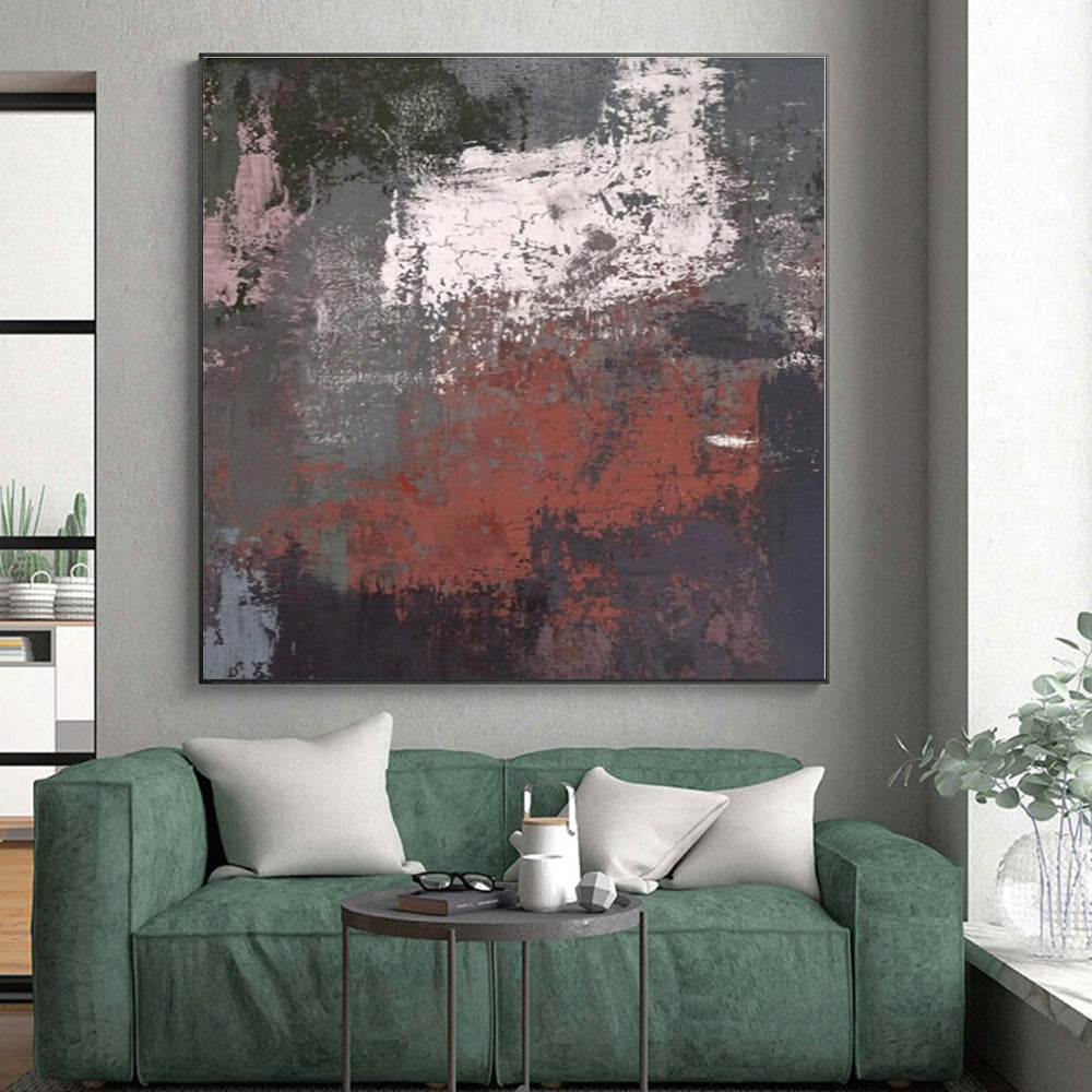Colossal Custom-Made Abstract Wall Art for Home Craft Room Storage Wall