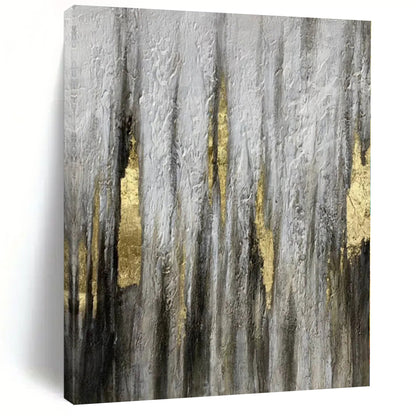 Giant Hand-Painted Abstract Canvas for Nursery Crib Canopy Areas