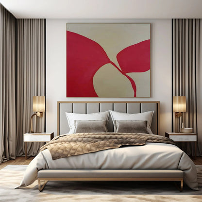 Giant Hand-Painted Contemporary Abstract Art for Trendy Bar Dance Floors