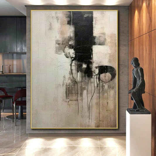 Immense Made-to-Order Abstract Canvas for Kitchen Breakfast Nooks