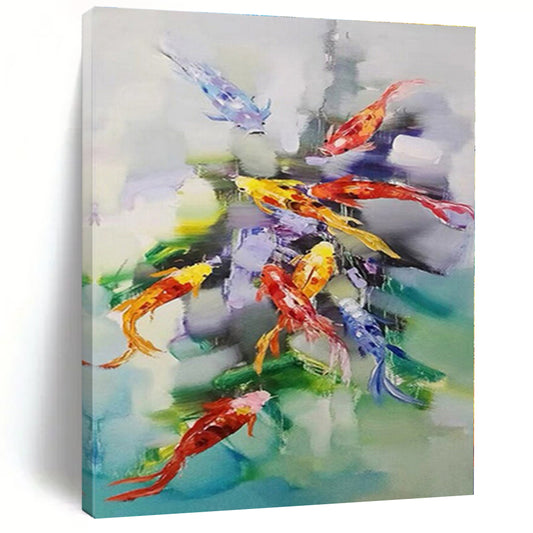Extra-Large Custom Abstract Wall Art for Laundry Room Utility Sink Wall