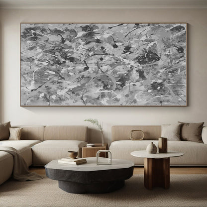 Colossal Custom Abstract Canvas for Greenhouse Planting Table Wall