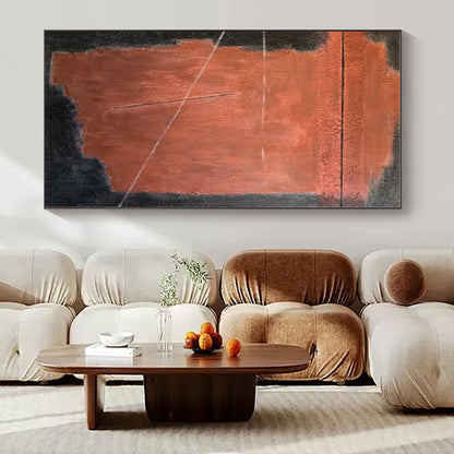 Hand-Painted Personalized Abstract Canvas for Office Finance Teams