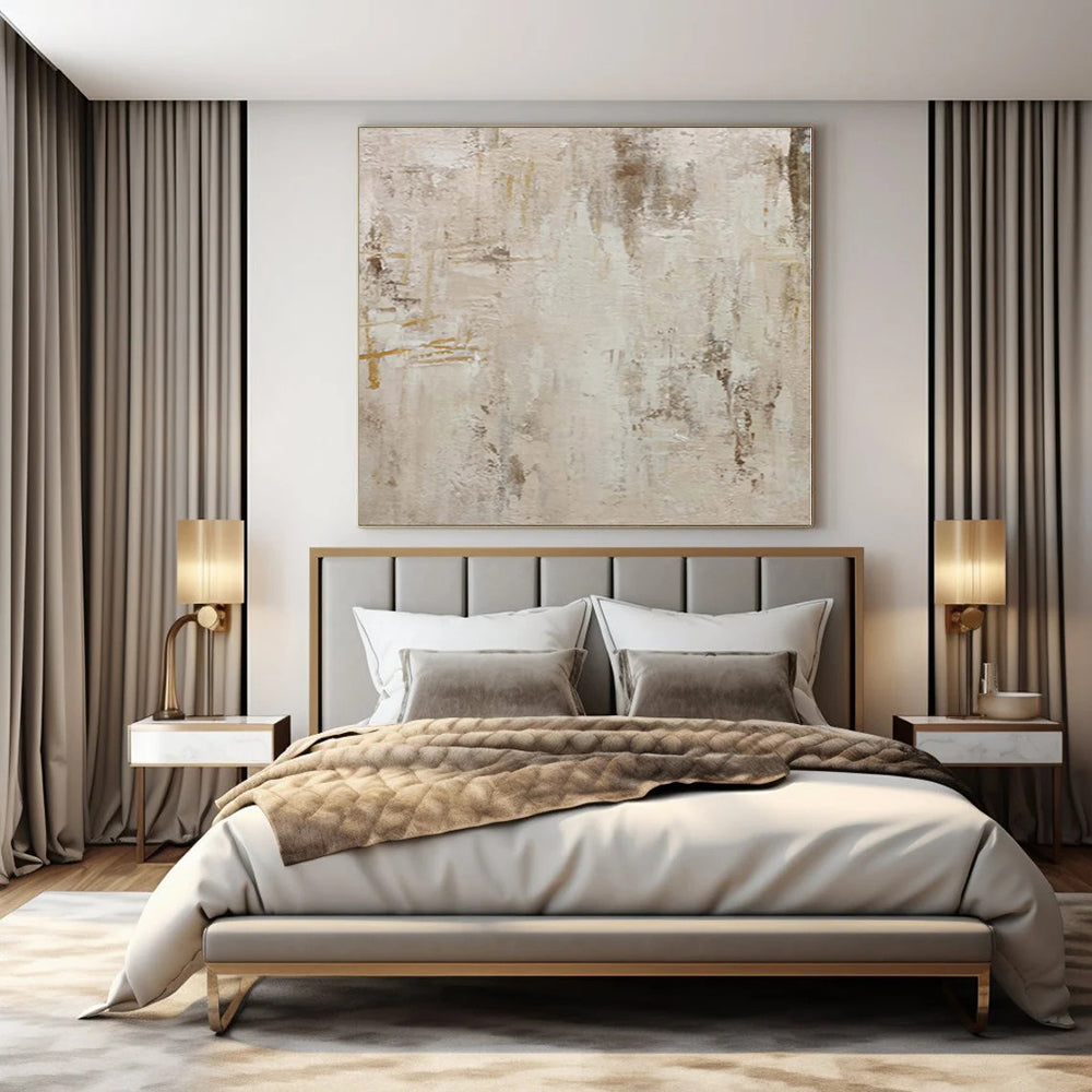 Giant Hand-Painted Abstract Wall Art for Animal Shelter Adoption Areas