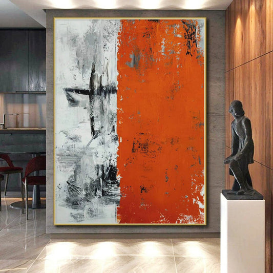 Giant Made-to-Order Abstract Canvas for Walk-in Closet Shoe Storage Walls