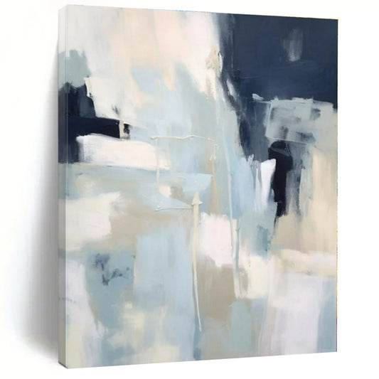 Hand-Painted Personalized Abstract Canvas for Office and Bedroom