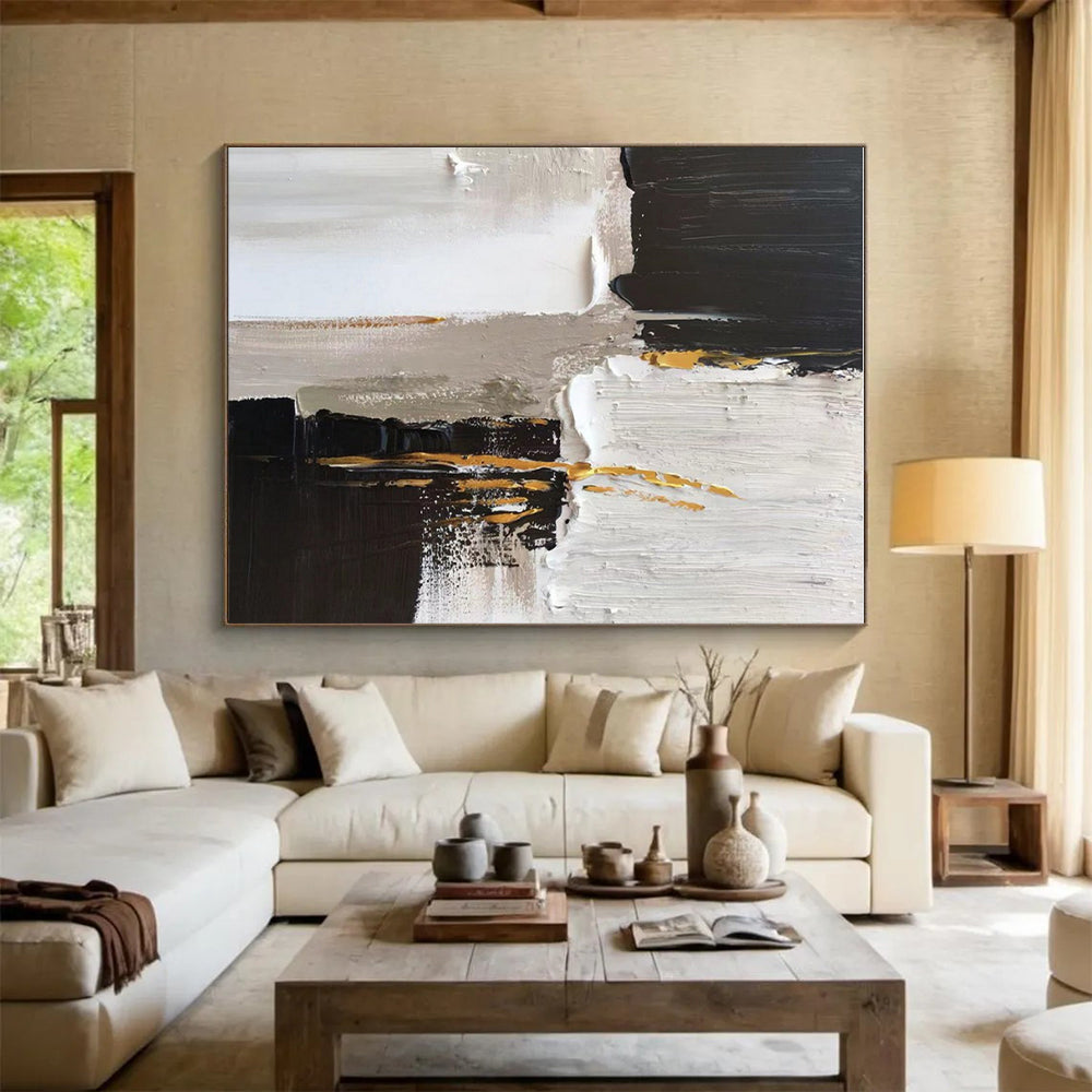 Super-Sized Contemporary Abstract Canvas for Kids’ Playroom Imaginative Decor