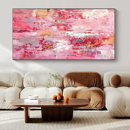 Oversized Abstract Wall Art for Root Cellar Interiors - Commissioned Mixed Media on Linen