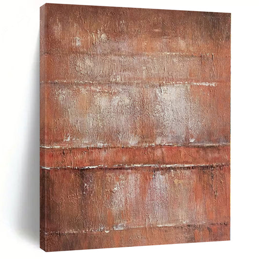Monumental Abstract Painting for Loft Stairwells - Commissioned Mixed Media