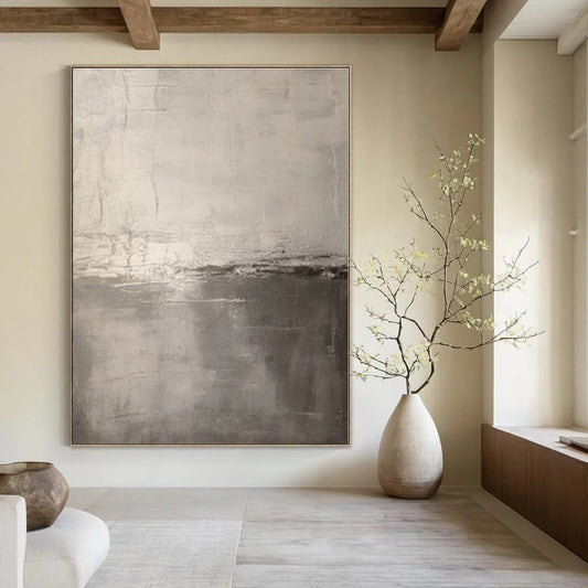 Hand-Painted Bespoke Abstract Canvas for Bedroom and Living Room