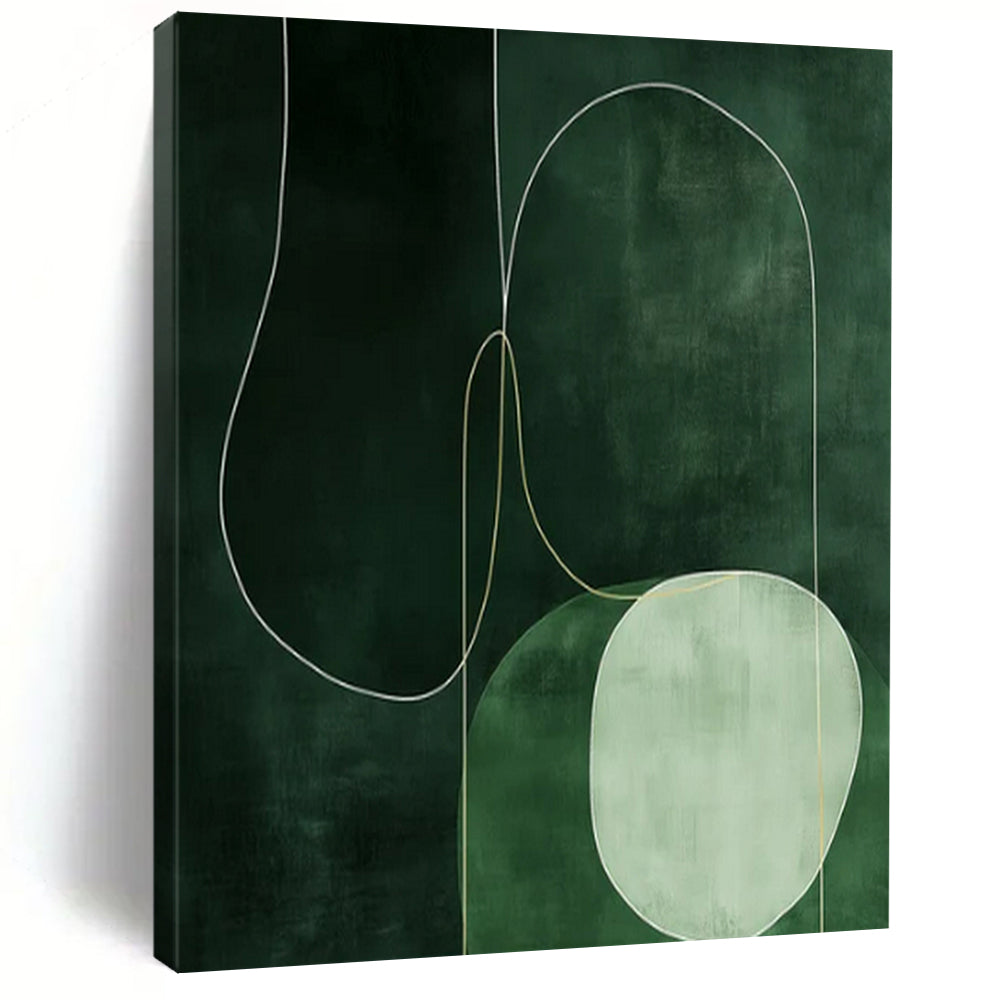 Super-Sized Hand-Painted Contemporary Abstract Painting for Retail Store Window Displays