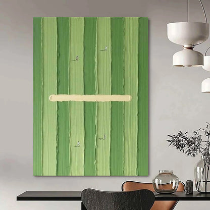 Hand-Painted Personalized Abstract Art for Dining Room and Entryway