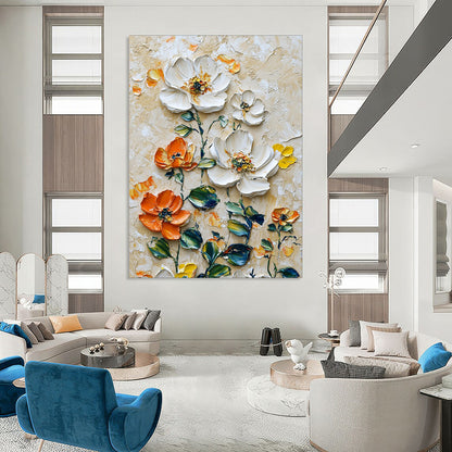 Playful Textured Abstract Wall Art for Living Room & Game Room LargeART2068