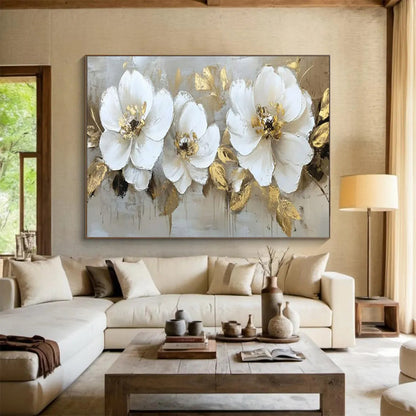 Tranquil Large - Scale Abstract Canvas for Bedroom & Entryway LargeART1705