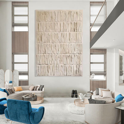 Vast-Scale Hand-Painted Abstract Wall Art for Bedroom & Entryway LargeART2359