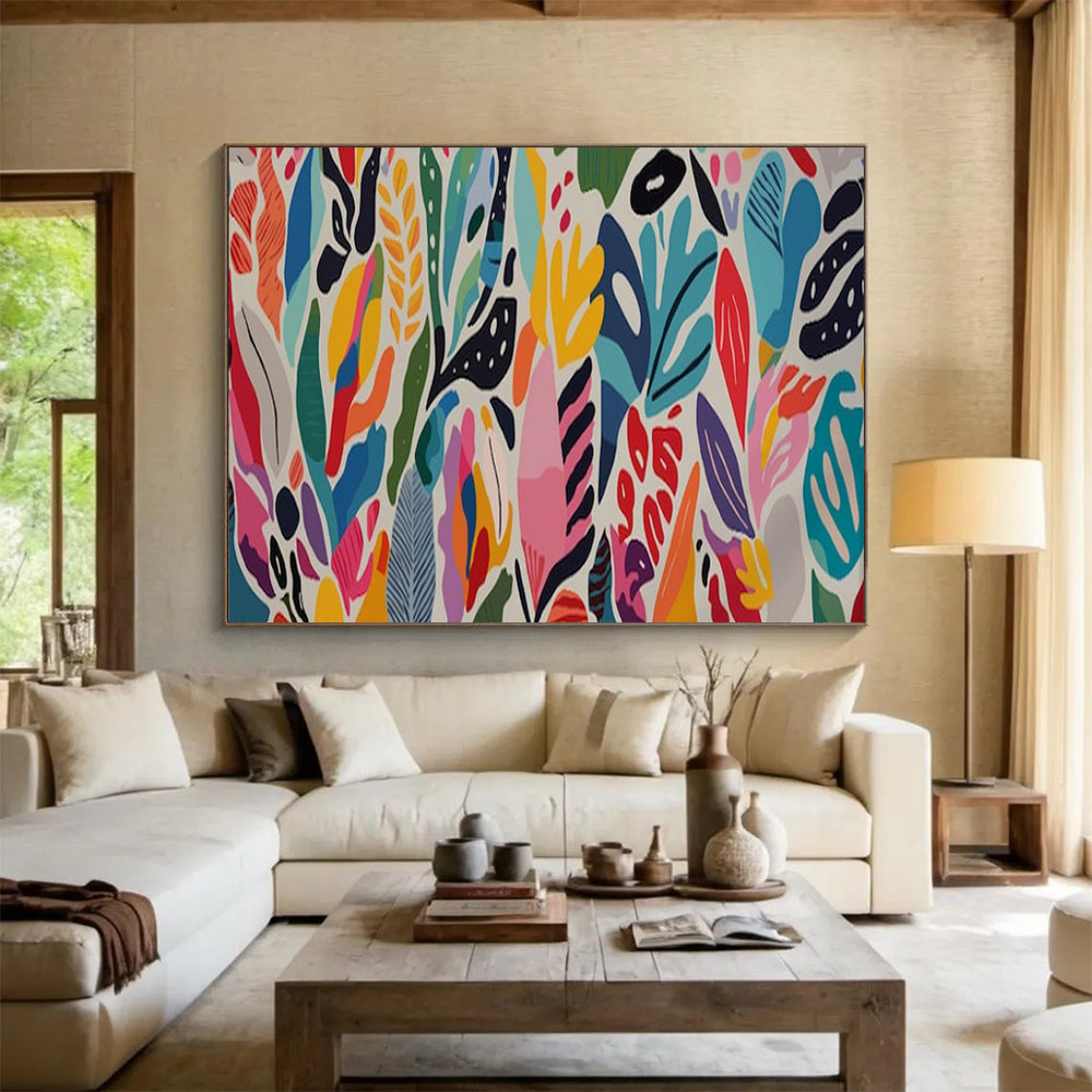 Tranquil Large - Scale Abstract Canvas for Bedroom & Entryway LargeART1649