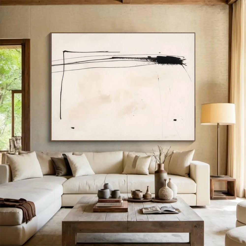 Minimalist Black Ink - Zen Home Office Focus DLZ057