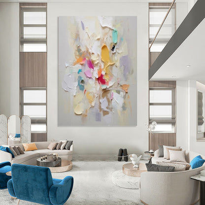 Vividly Textured Abstract Painting for Living Room & Hotel Suite DKH0973