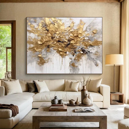 Giant Hand - Painted Abstract Textured Painting for Space Accentuation DKH678