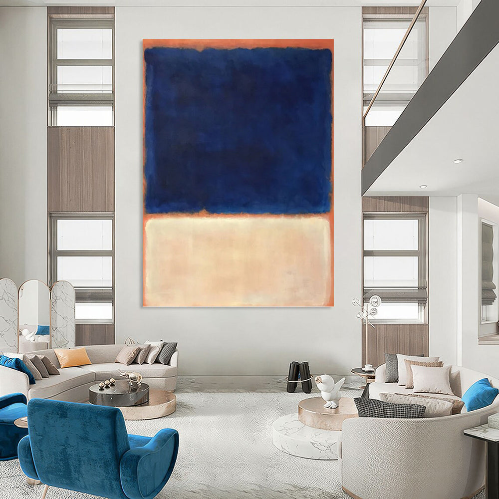 Extended - Sized Vertical Hand - Painted Textured Custom Abstract Saga (with Foliage Textures) for Bar and Hallway DKH1622