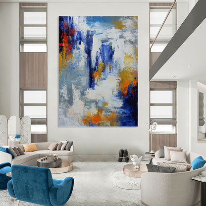 Gorgeous Hand - Painted Textured Abstract Painting for Living Room & Hotel DKH1338