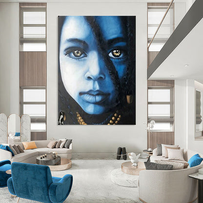 Hand-Painted Textured Wall Installation for Dining Room & Bar LargeART2152