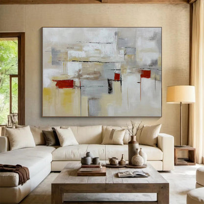 Vast Handmade Textured Abstract Wall Mural for Artistic Elevations DKH750
