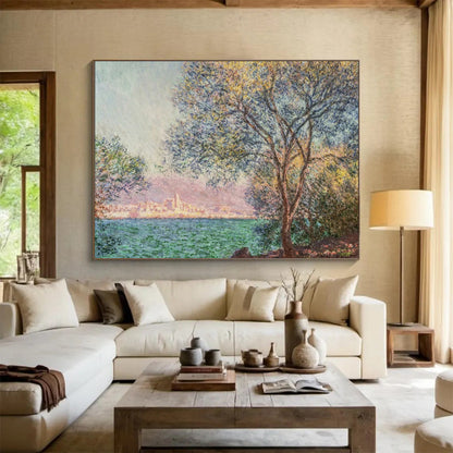 Serene Large - Format Abstract Painting for Entryway & Living Room LargeART1611