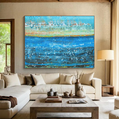 Celestial Large Abstract Canvas for Living Room & Bedroom LargeART1794