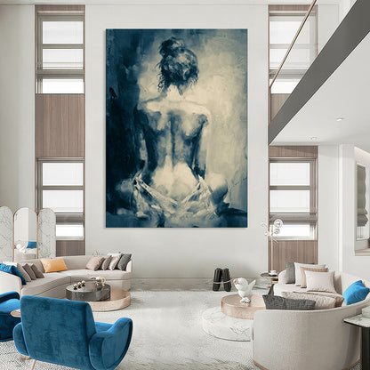 Hand-Painted Personalized Abstract Painting for Living Room & Bar LargeART1833