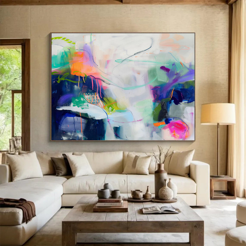 Gigantic Textured Abstract Wall Mural for Living Room & Bar DKH496