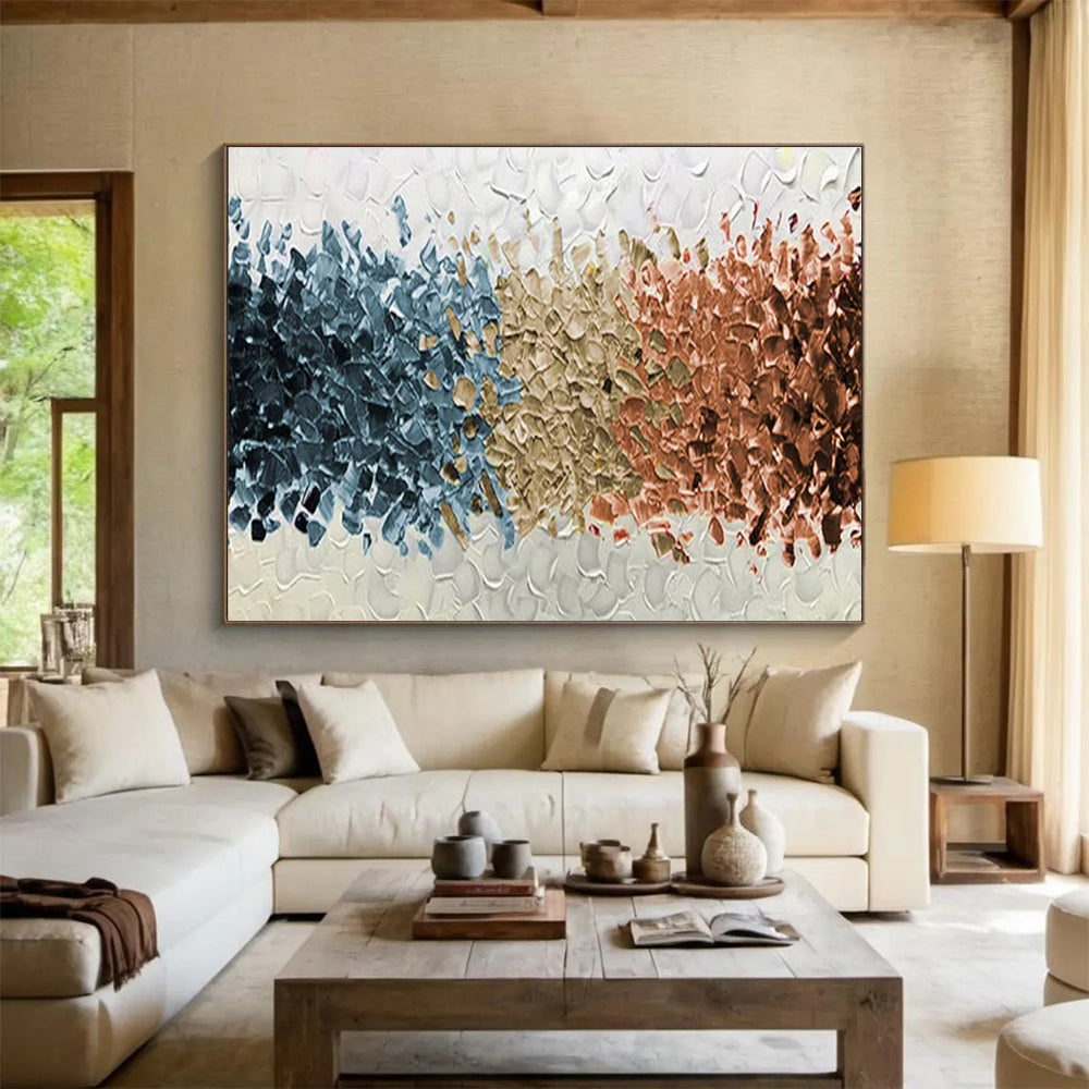 Colossal Hand - Painted Textured Abstract Wall Decor for Visual Dominance DKH691
