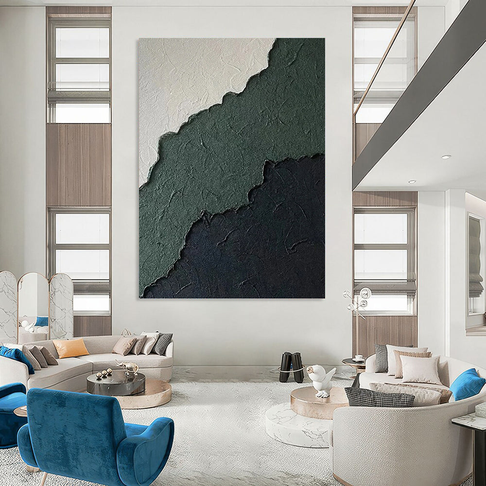Gigantic Hand - Painted Textured Abstract Painting for Club & Lounge DKH1218