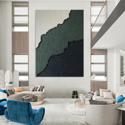 Gigantic Hand - Painted Textured Abstract Painting for Club & Lounge DKH1218