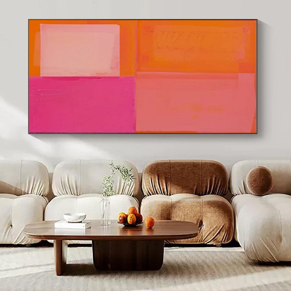 Hand-Painted Personalized Abstract Painting for Bedroom & Hotel LargeART1481